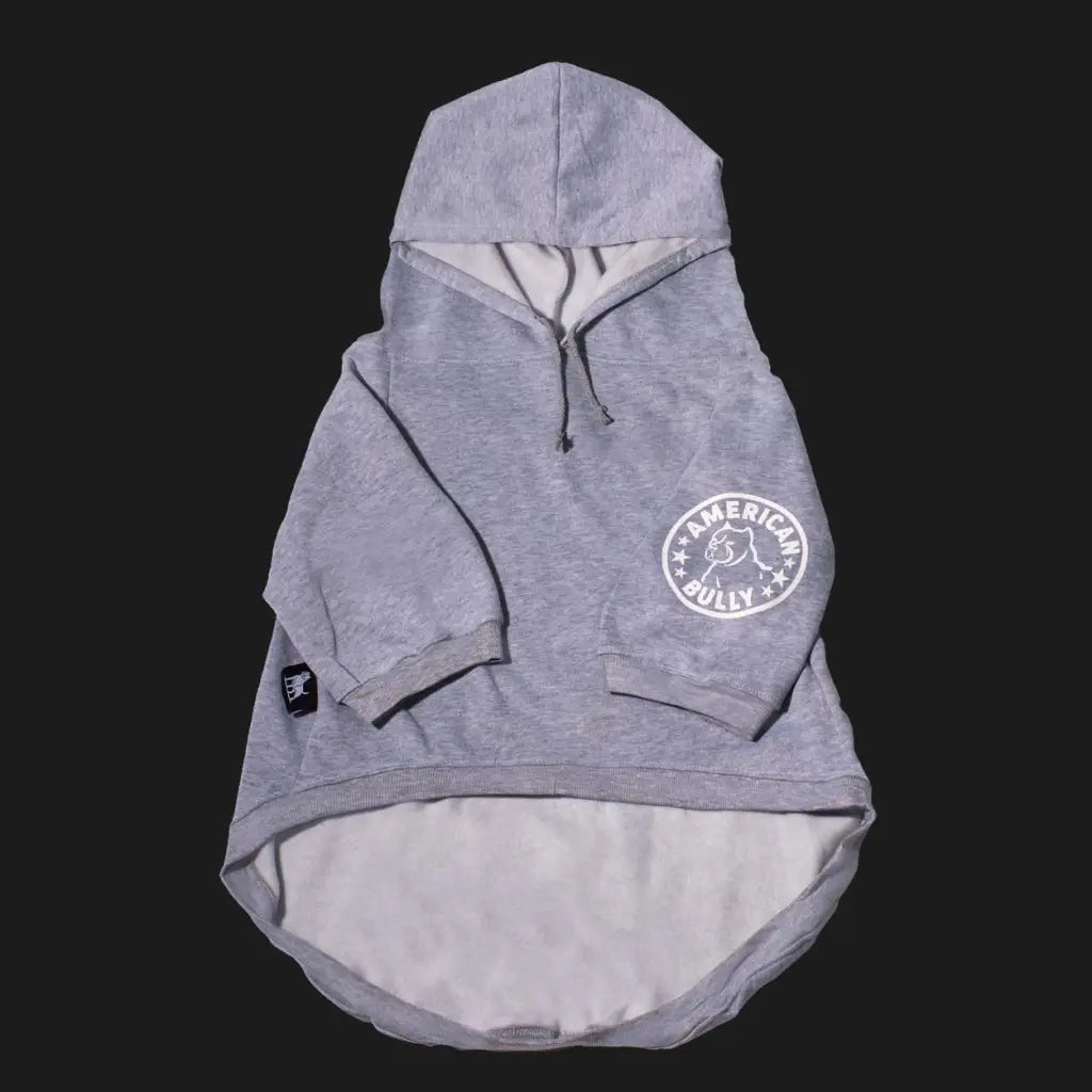 American Bully | 2004 Hoodie | Grey - Americanbully - Dog Apparel