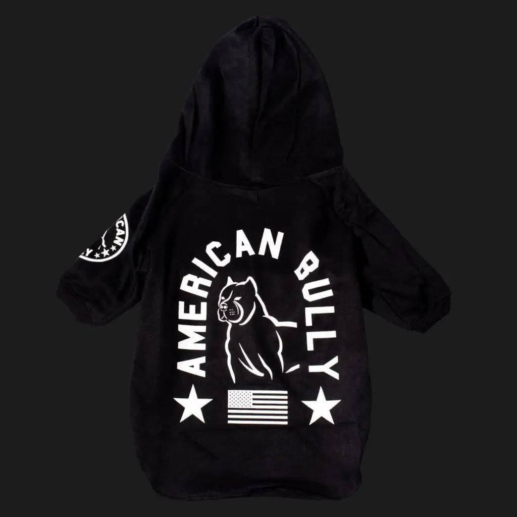 American Bully Pitbull Dog 2004 Established Hoodie Sweatshirt & Tee Shirt Top Clothing, Navy Blue, Grey, & Black