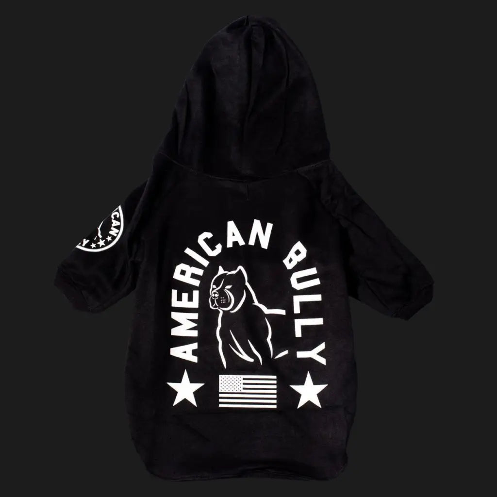 American Bully Pitbull Dog 2004 Established Hoodie Sweatshirt & Tee Shirt Top Clothing, Navy Blue, Grey, & Black