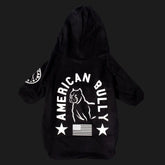 American Bully Pitbull Dog 2004 Established Hoodie Sweatshirt & Tee Shirt Top Clothing, Navy Blue, Grey, & Black
