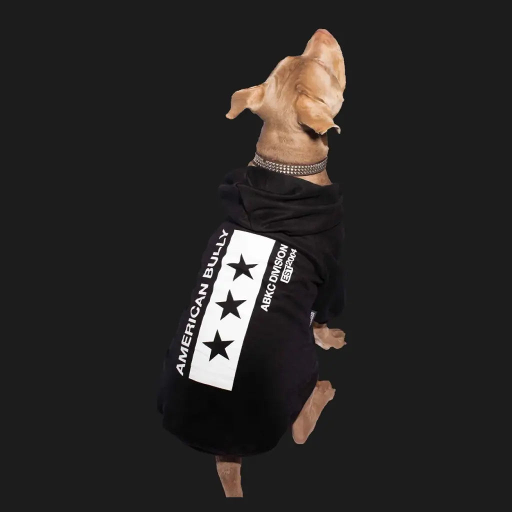 American Bully | Super Stars Hoodie | Black - Americanbully - Dog Apparel