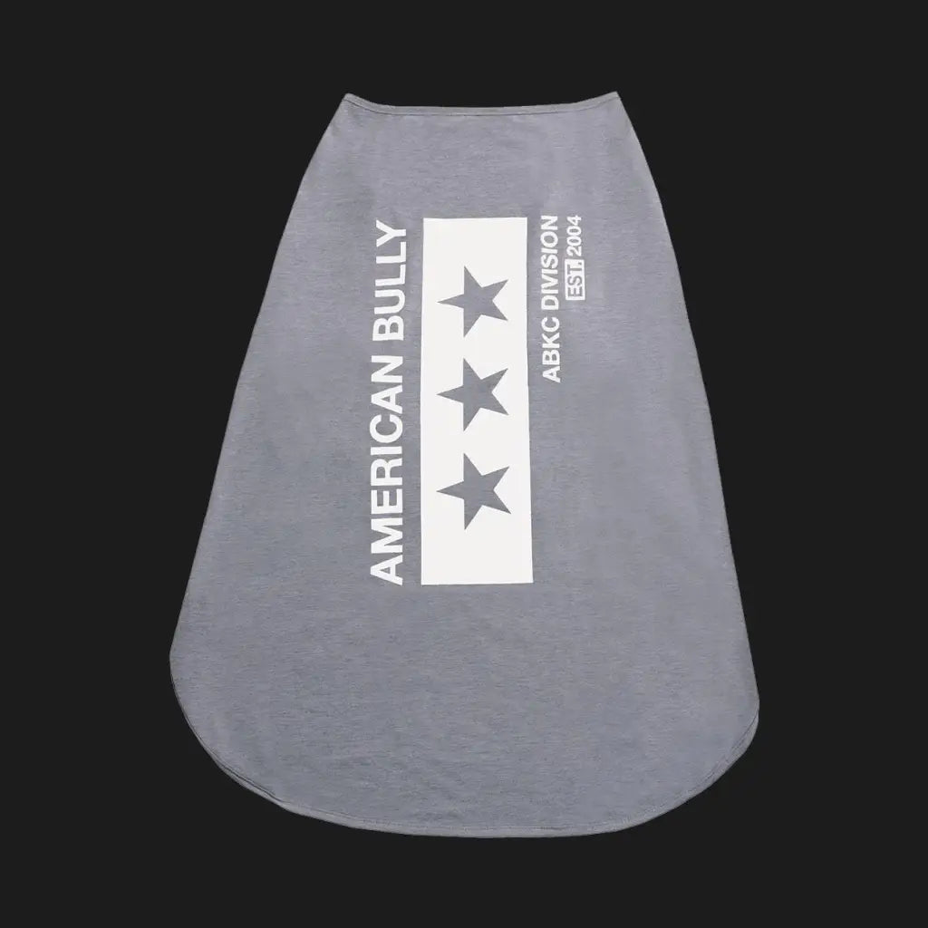 American Bully Tee | Super Stars | Grey - Americanbully - Dog Apparel