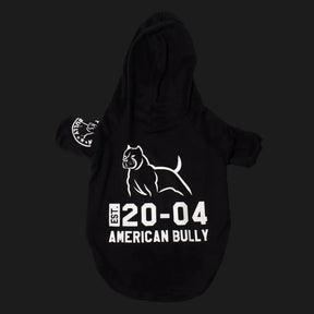 American Bully | 2004 Hoodie | Black - Americanbully - Dog Apparel